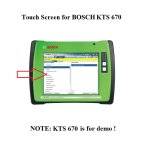Touch Screen Digitizer Replacement for BOSCH KTS 670 KTS670